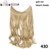 20 inches Invisible Wire No Clips in Hair Extension - carlaclarkson